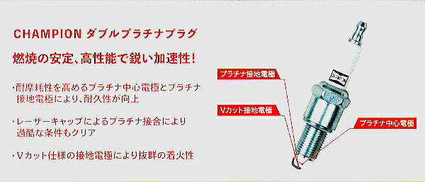 【送料無料】スパークプラグ ハーレーダビッドソン FLSTシリーズ ヘリテイジ・ファットボーイ Wプラチナプラグ RN14PMP5 x2本 点火プラグ